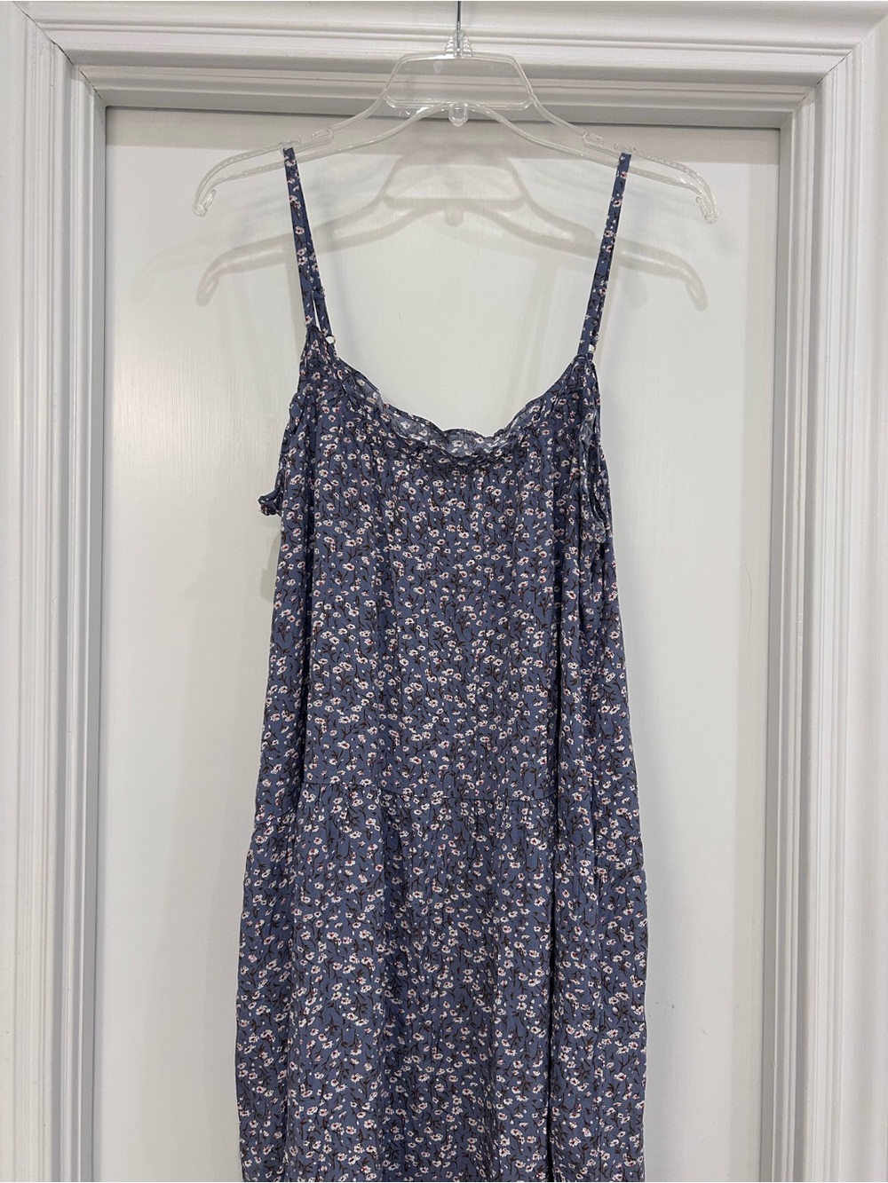 NATURAL LIFE Light Blue Floral Top with Ditsy Flowers - Picture 2 of 12